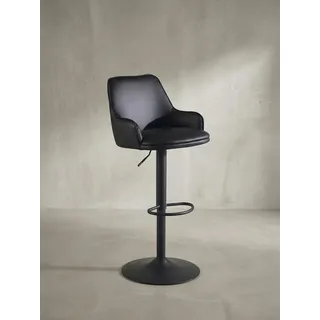 KADIMA DESIGN Barhocker 86 - 106 cm Schwarz