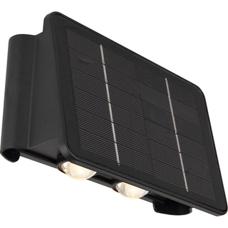 Globo LED-Solarleuchte Schwarz 17 cm x 10,8 cm x 6,4 cm