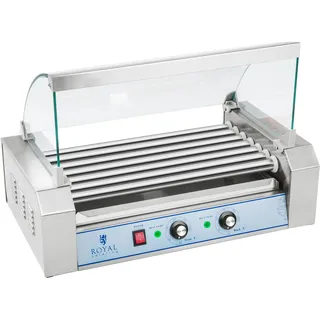 Royal Catering Hot Dog Grill 7 Rollen Edelstahl - Hot-Dog-Grills Royal Catering