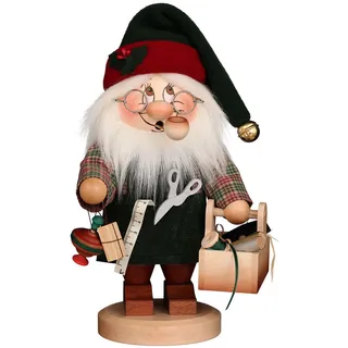 Christian Ulbricht GmbH Räuchermann Wichtel Weihnachtsmann 28,5 cm beige