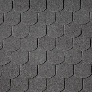 Easy Biber-Dachschindeln schwarz 80 x 33,6 cm Schindel Dachschindel Biberschwanz