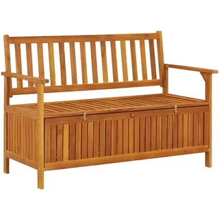 vidaXL Gartenbank mit Stauraum 120 x 61 x 84 cm Braun