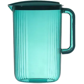 3.2L Wasserkaraffe mit Deckel, Karaffe, Wasserkrug Mit Griff, Leicht, Stoßfest, Wasserkrug für Kühlschrank, Bpa-Frei, Wasserkaraffe für Heißes Kaltes Wasser, Für Hausgemachte Getränke, Eistee, Wein,A