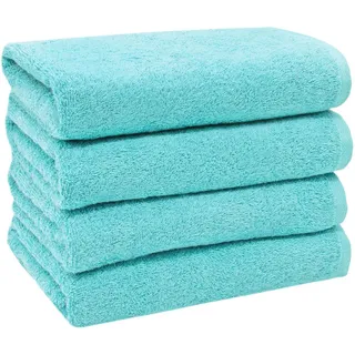 Zollner Handtücher,, Blau, Textil, 50x100 cm, Oeko-Tex® Standard 100, Badtextilien, Handtücher