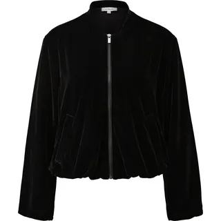 s.Oliver Fließender Samtblouson Schwarz 44