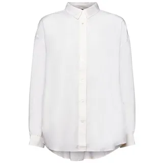 Esprit Collection Langarmbluse Oversize-Hemdbluse weiß