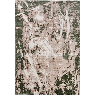 Teppich DY-PORTLAND-ABSTRACT, Mazovia, 120x170, Abstraktes, Vintage, Kurzflor, Gemustert beige|grün