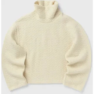 HIGH NECK SWEATSHIRT - beige - L