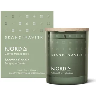 Skandinavisk FJORD Mini Duftkerze. Duftnoten: Apfel- und BirnenbluÌˆte, ObstgartenfruÌˆchte und rote Johannisbeeren. 65 g.
