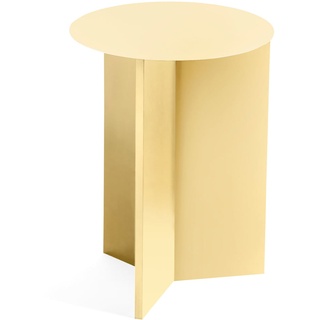 HAY - Slit Table High, Ø 35 x 47 cm, hellgelb