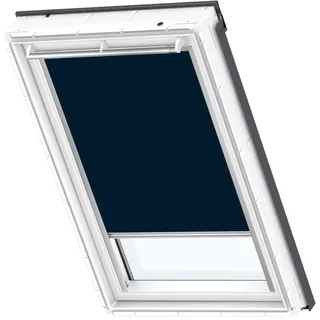 VELUX Dachfenster Verdunkelungsrollo (DKU), 406, Dunkelblau | Standard 100 von OEKO-TEX® zertifiziert. Stufenlose Anpassung