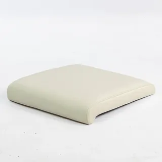 SIX ® Klemmkissen Sitzkissen Lederkissen Weiss | Bankkissen Echt-Leder Rindsleder