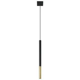 etc-shop Hängeleuchte, Leuchtmittel inklusive, Warmweiß, Pendelleuchte schwarz Metall Hängeleuchte schwarz Zylinder Hängelampe schwarz