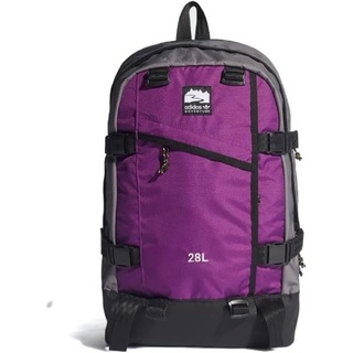 ADIDAS Unisex Adult L Sports Backpack, Schwarz/Glory Purple/White, NS