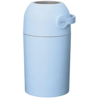 Chicco Nappy Bin Odour Off, Windeleimer, kompakter und platzsparender Containerbehälter, keine Nachfüllkosten, keine Nachfüllungen erforderlich, normale Beutel sind verwendbar, Blau