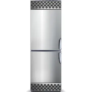 Tulup Kühlschrankdekoration - Magnetmatte - 60 cm x 180 cm - Magnet auf dem Kühlschrank - Metall-Hintergrund - Weiß