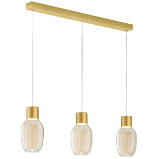 Fabas Luce Lapo 3-flg. 36W 120 cm Balken braun