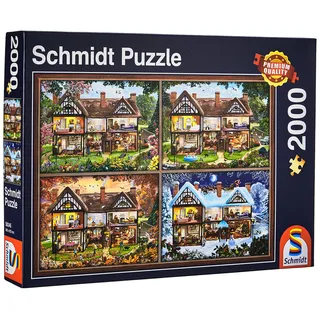 Schmidt Spiele Jahreszeiten Haus Puzzle