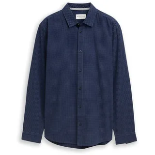 Tom Tailor Langarmhemd kariert Blau M