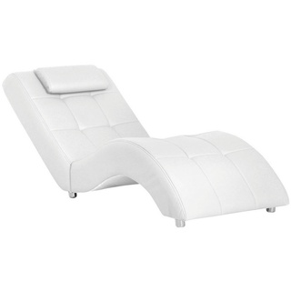 Relaxliege, Weiß, Textil, 70x67x38 cm, Wohnzimmer, Sessel, Relaxliegen
