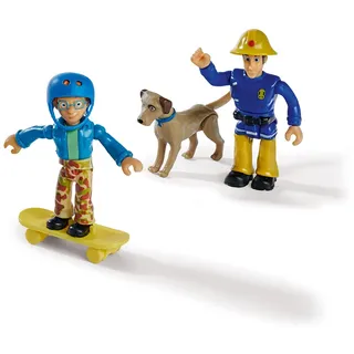 Simba Feuerwehrmann Sam Figuren Set 7,5 cm (Doppelpack)