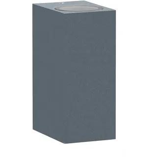Trango Außenwandleuchte Aluminium IP44 2x GU10 anthrazit