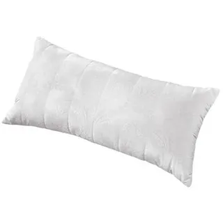 Centa-Star Kopfkissen Cosy, Hellgrau, Textil, Ornament, Füllung: Polyester, 40x80 cm, Made in Germany, Oeko-Tex® Standard 100, Tasche, Schlaftextilien, Kopfkissen & Nackenkissen, Kopfkissen