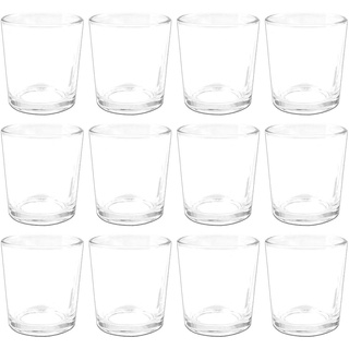 Sandra Rich Teelichtglas 12er Set PROMO klar H. 7cm Ø 5,5cm