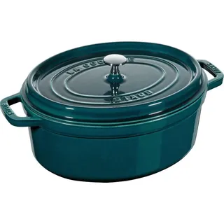 Staub Cocotte 37 cm oval la-mer