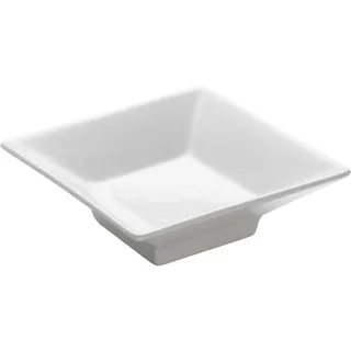 Maxwell & Williams Square Dipschale Mondo, Schale, Schälchen, Snackschale, Porzellan, Weiß, 100 ml, AA1509