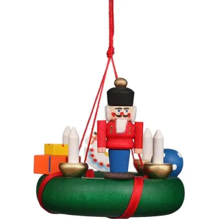 Christian Ulbricht Dekohänger Christbaumschmuck Kranz mit (5,2cm) Nussknacker von Christian Ulbrich