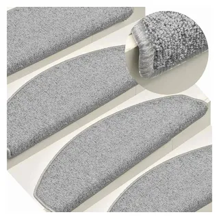 vidaXL Stufenmatte 65 x 24 cm Hellgrau