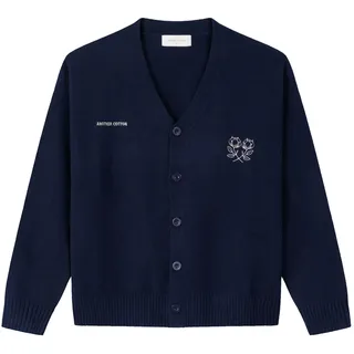 another cotton lab Another Knit Cardigan blau L