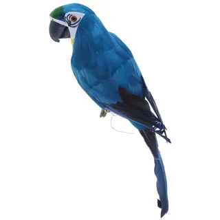 Fenteer ARA Gartenfigur Zaunfigur Wanddeko für, Terrasse, Zaun Deko, 3 Farben zum auswählen, Blau
