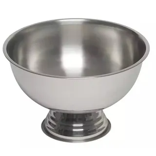 Ebaxx Outdoor-Flaschenkühler 40 cm Sektkühler Champagner Kühler Sekt Wein Edelstahl Schale