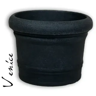 Pflanzkübel zylindrich schwarz  Kunststoff 70cm frost+bruchsicher