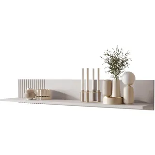 Mirjan24 Wandregal Arypot Hängeregal für Wohnzimmer/Esszimmer/Schlafzimmer, Schweberegal, Regal, Ablagen, Hängeschrank (Cashmere)