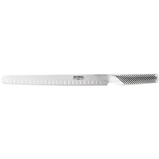 GLOBAL Fleischmesser Schinken- Lachsmesser Kullen 27 cm G-65 silberfarben