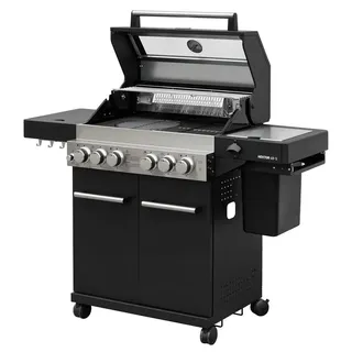 FEUERGOTT Gas-Grillstation Hektor 4B-S inkl. Abdeckhaube