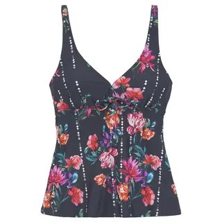 SUNSEEKER Bügel-Tankini-Top Damen marine-bedruckt Gr.44 Cup C