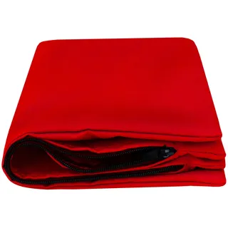 POKAR Bezüge für Palettenkissen Wasserabweisend Palettenauflagen Palettenmöbel Palettensofa, Deko-Kissen 40x40, Rot