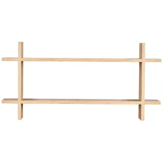 levandeo Bücherregal 98 x 48 x 0 cm Wildeiche
