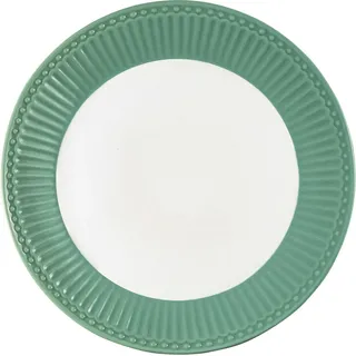 GREENGATE Alice Dessert Teller 17,5 cm dusty green 4er Set