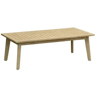 Sunfun Kathrin Garten-Couchtisch  (L x B x H: 125 x 60 x 40 cm, Hellbraun)