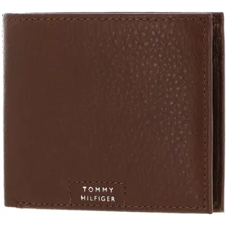 TOMMY HILFIGER Geldbörse TH Premium Leather CC and Coin Wallet Warm Cognac