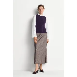 RICH & ROYAL Maxirock Damen Kariert Braun 38