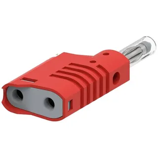 ELECTRO PJP 1089-CD1-R Bananenstecker Stecker, gerade Stift-Ø: 4mm Rot 1St.