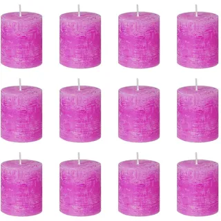Butlers Stumpenkerze, Pink, Paraffin, 8 cm, Dekoration, Kerzen & Zubehör, Stumpenkerzen