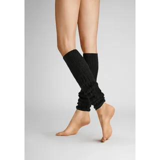 Hudson Beinstulpen Winter Spirit (1-St) Winterliche Strick-Stulpe schwarz Onesize