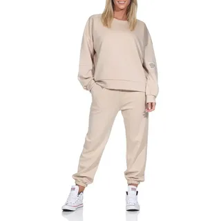 simaranda Jogginganzug Damen Jogginganzug 7065 36-42 Beige beige